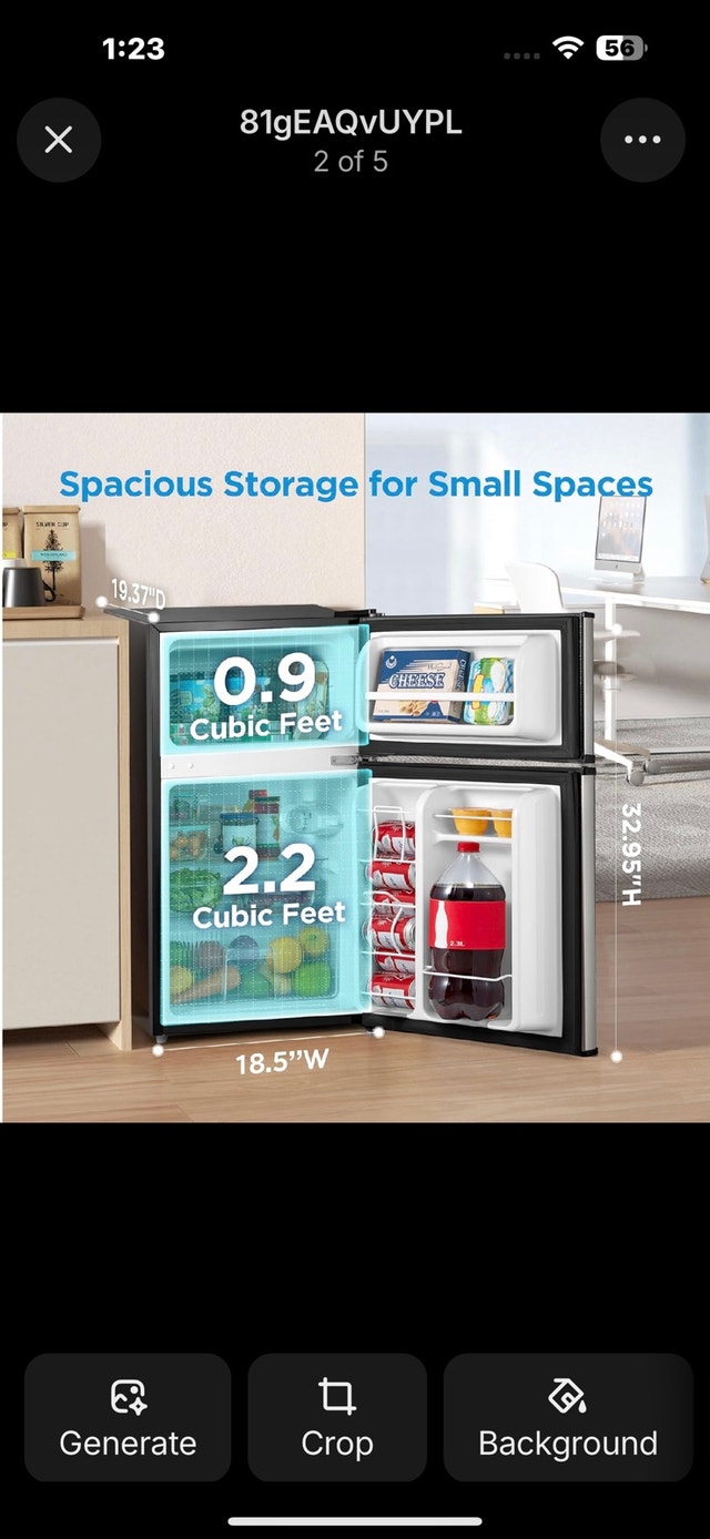 Midea 3.1 Cu. Ft. Compact Refrigerator - photo 2