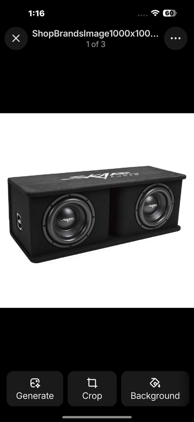 Skar Audio SDR-2X10D4 Dual 10 inch Subwoofer Enclosure