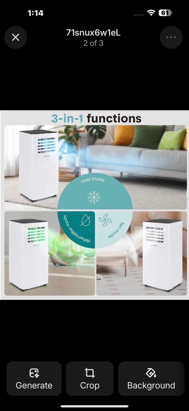 SereneLife SLPAC805W Portable Air Conditioner - photo 2