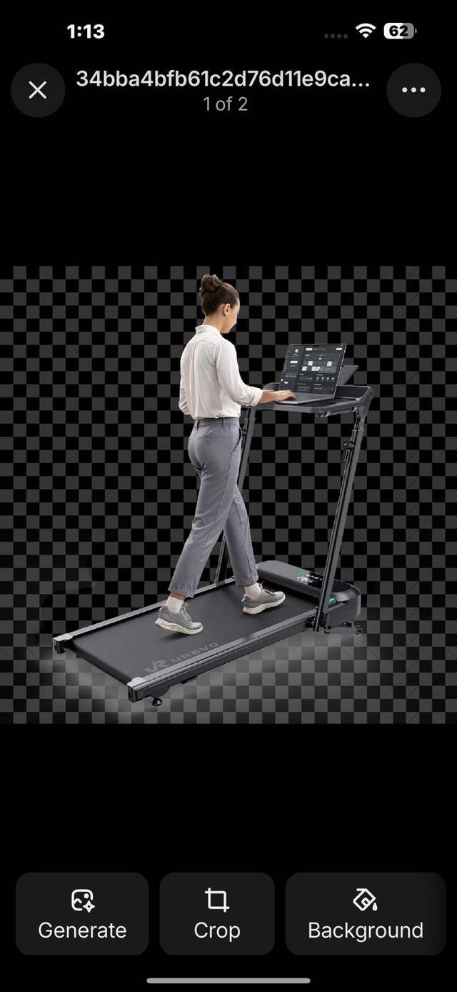 UREVO FoldiMix 5L 2-in-1 Auto Incline Smart Treadmill