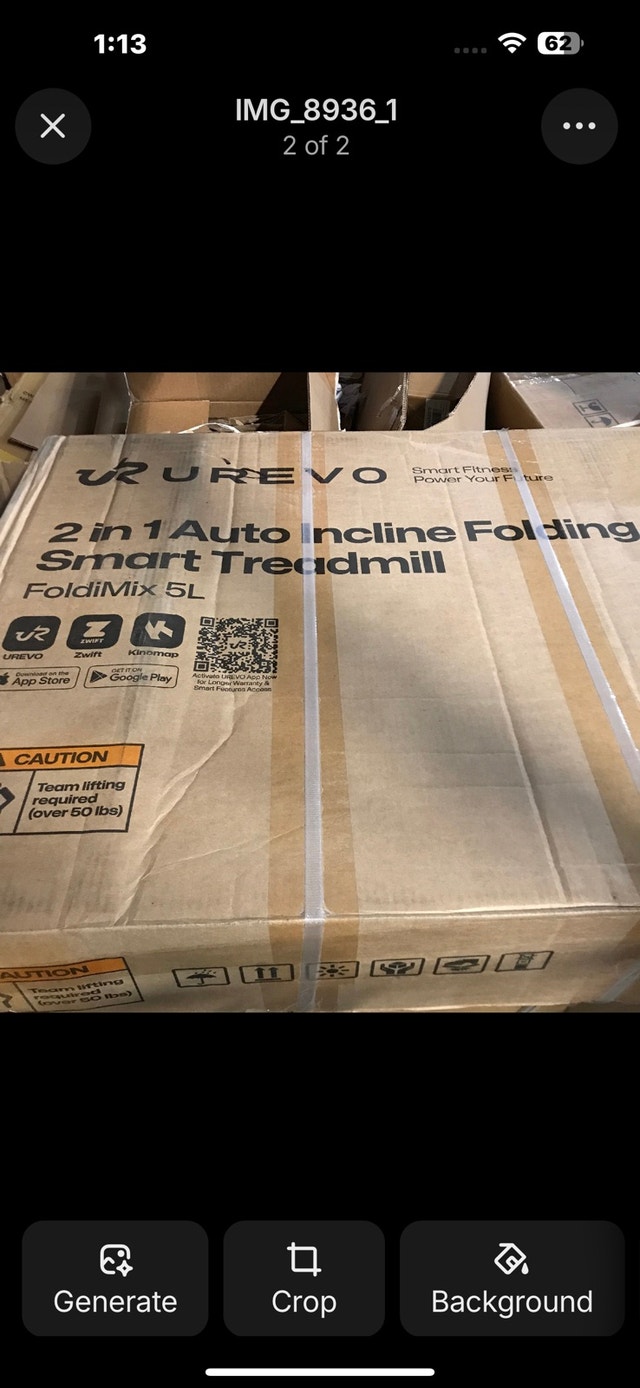UREVO FoldiMix 5L 2-in-1 Auto Incline Smart Treadmill - photo 2