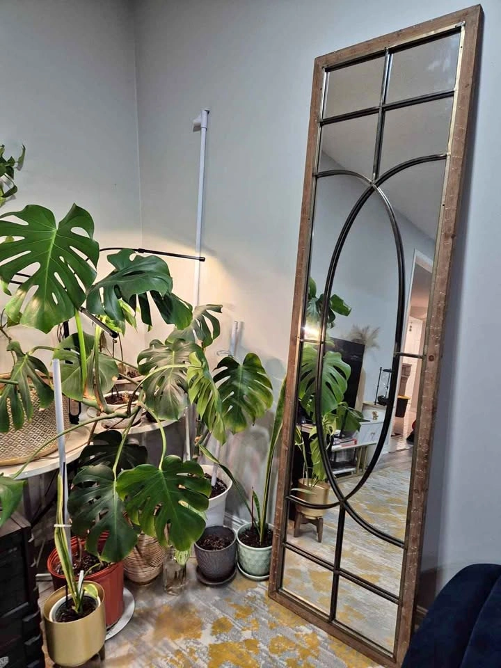 Art deco style full length mirror