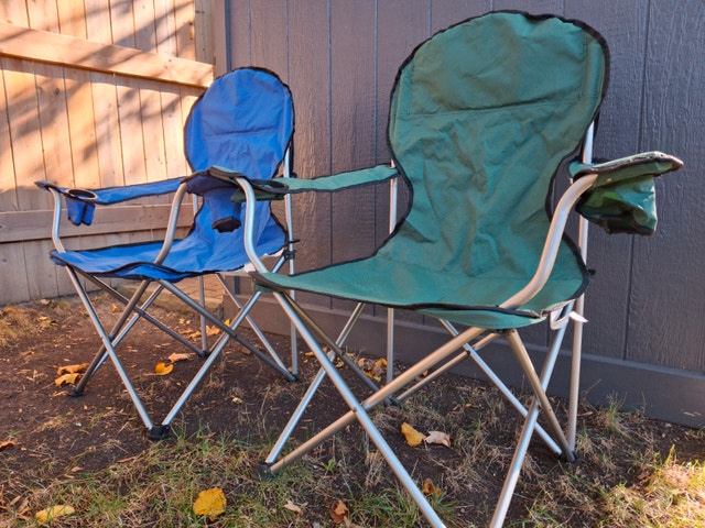 Pair of Folding Camping Chairs