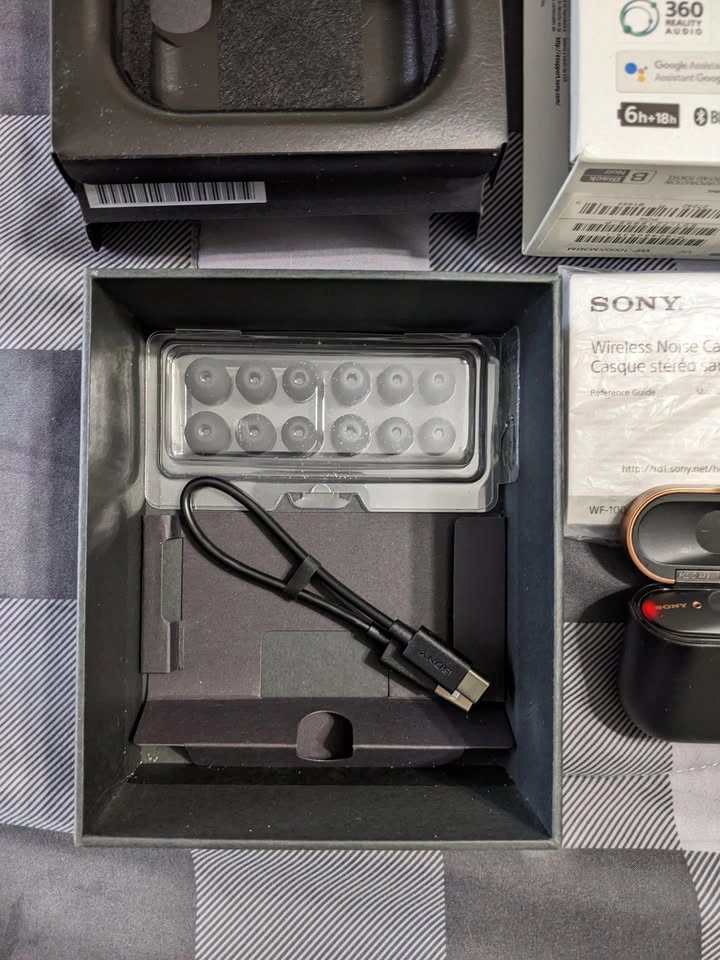 Sony xm3 earbuds (Black) - photo 3