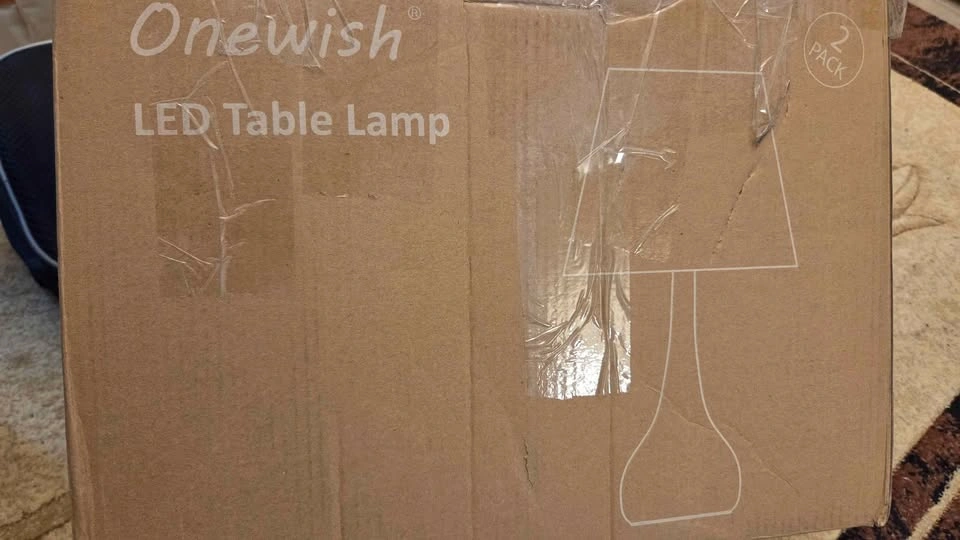 ONEWISH Touch Bedside Lamp Set of 2 - photo 2