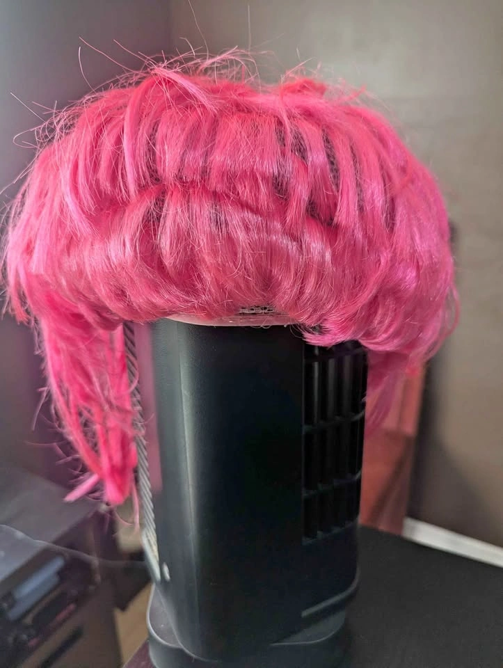 Hot Pink Costume Wig