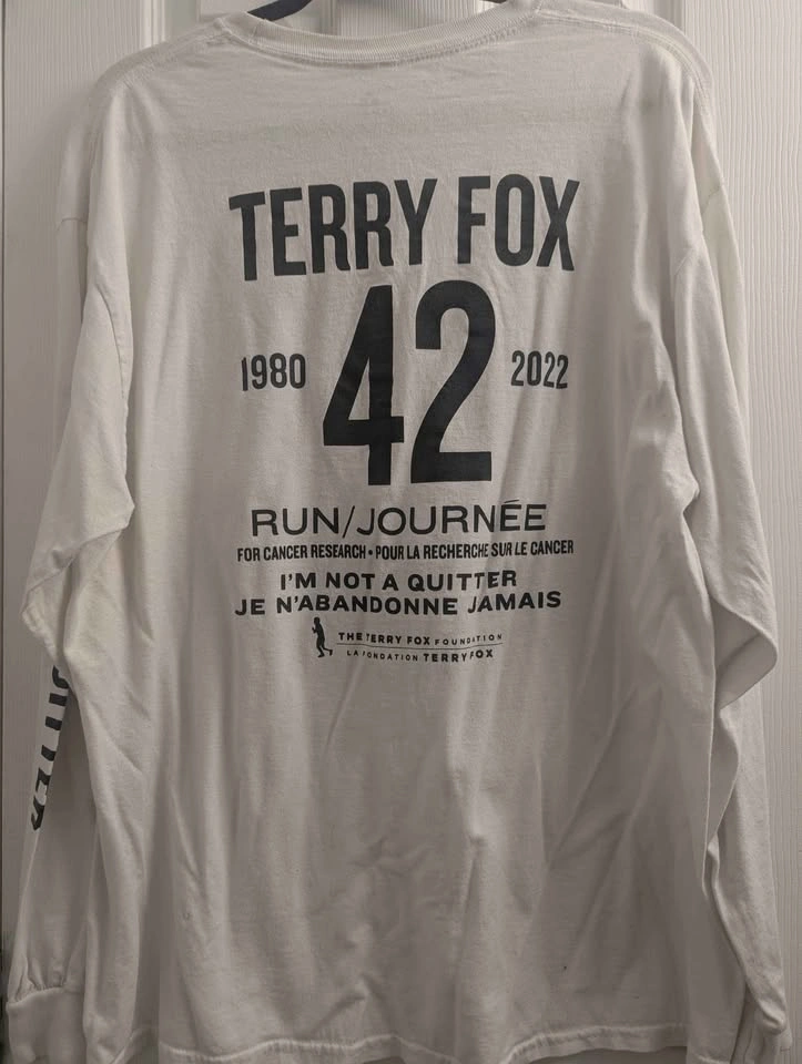 Adidas Terry Fox Run Long-Sleeve Shirt – 2022, Size XL - photo 2