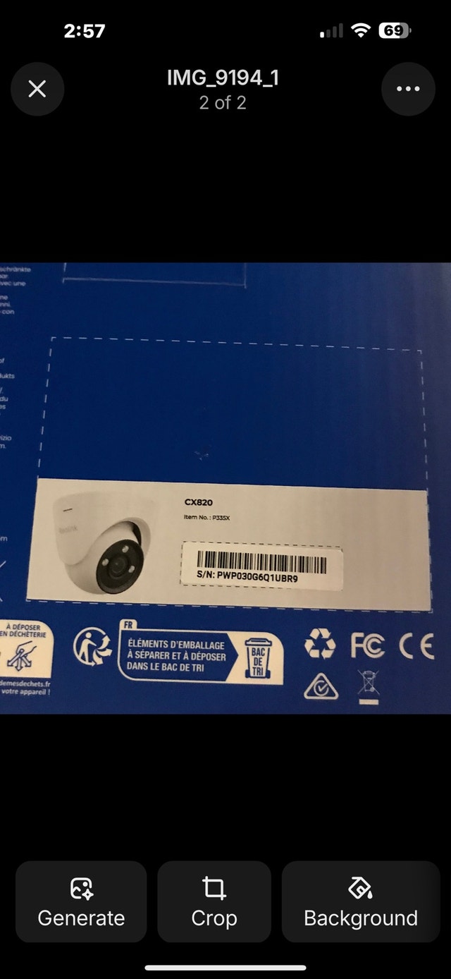 Reolink CX820 Security Camera - photo 2