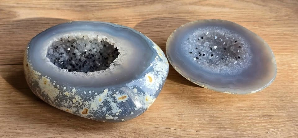 Polished Agate Geode Trinket Box - photo 2