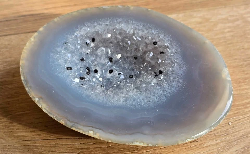 Polished Agate Geode Trinket Box - photo 4