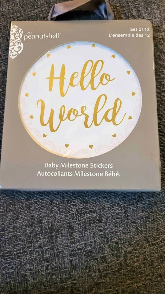 Peanutshell Baby Milestone Stickers