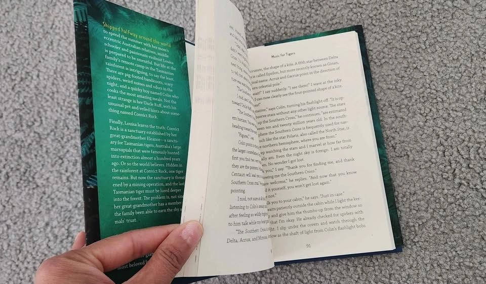 HARD COVER BOOK: Music for Tigers by Michelle Kadarusman - photo 3
