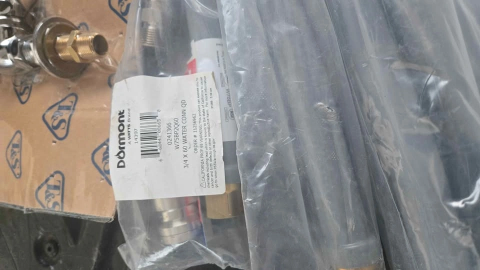 NEW Dormont 3/4" x 60" Commercial Water Connector Hoses - photo 4