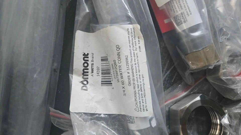 NEW Dormont 3/4" x 60" Commercial Water Connector Hoses - photo 5