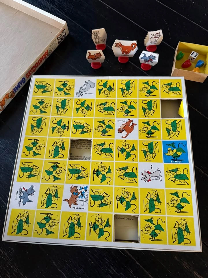 Aristocats Vintage Board Game 1971 - photo 2