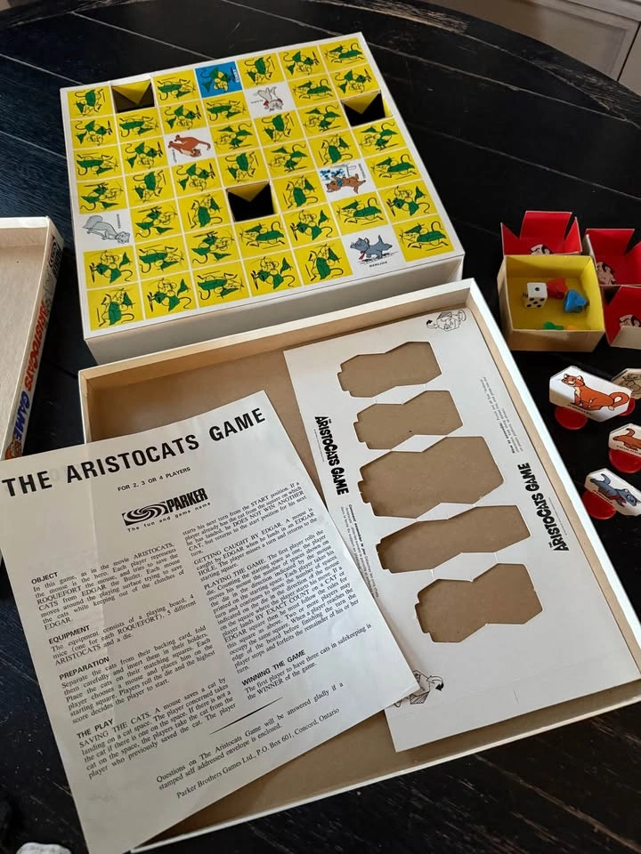 Aristocats Vintage Board Game 1971 - photo 3