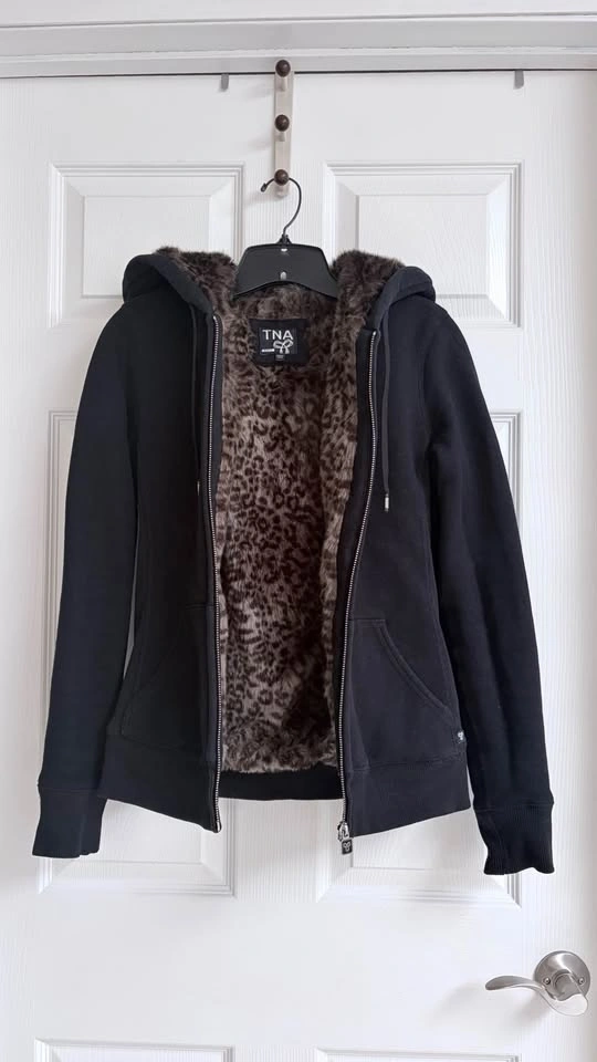 TNA Faux Fur Lined Hoodie - photo 2