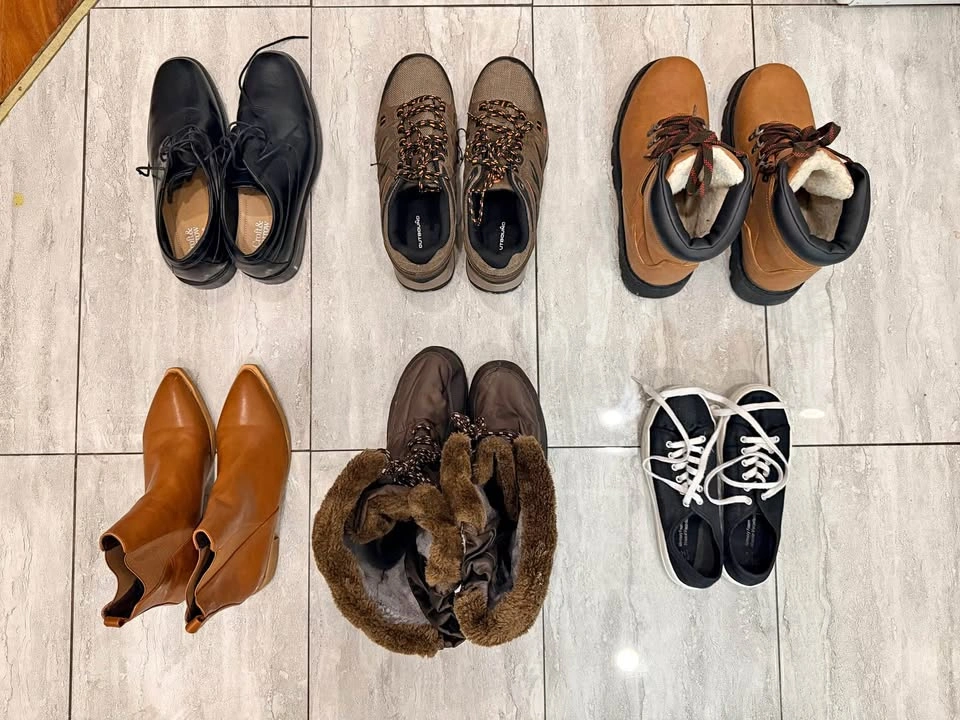 Mixed Lot of Men's and Women's Shoes and Boots