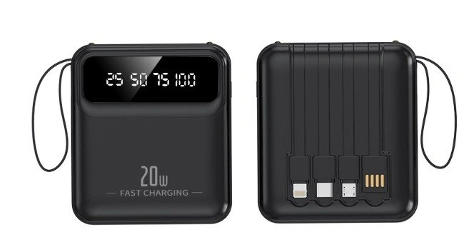 Brand New Portable Power Bank Built-in 4 Cables & LED Display - photo 2