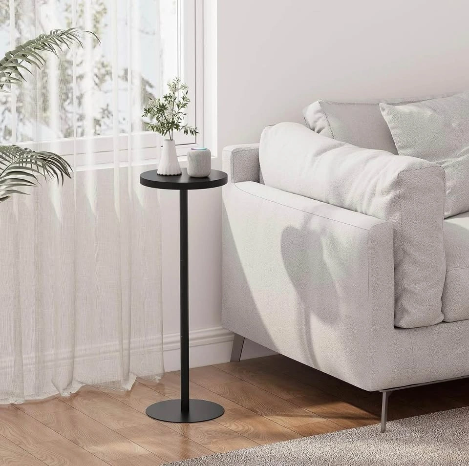 Small round side table