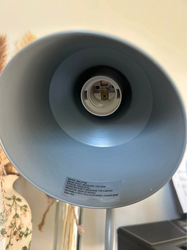 Corded metal table lamp - PLS READ DESCRIPTION - photo 4