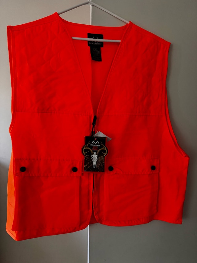 Realtree Blaze Orange Hunting Vest