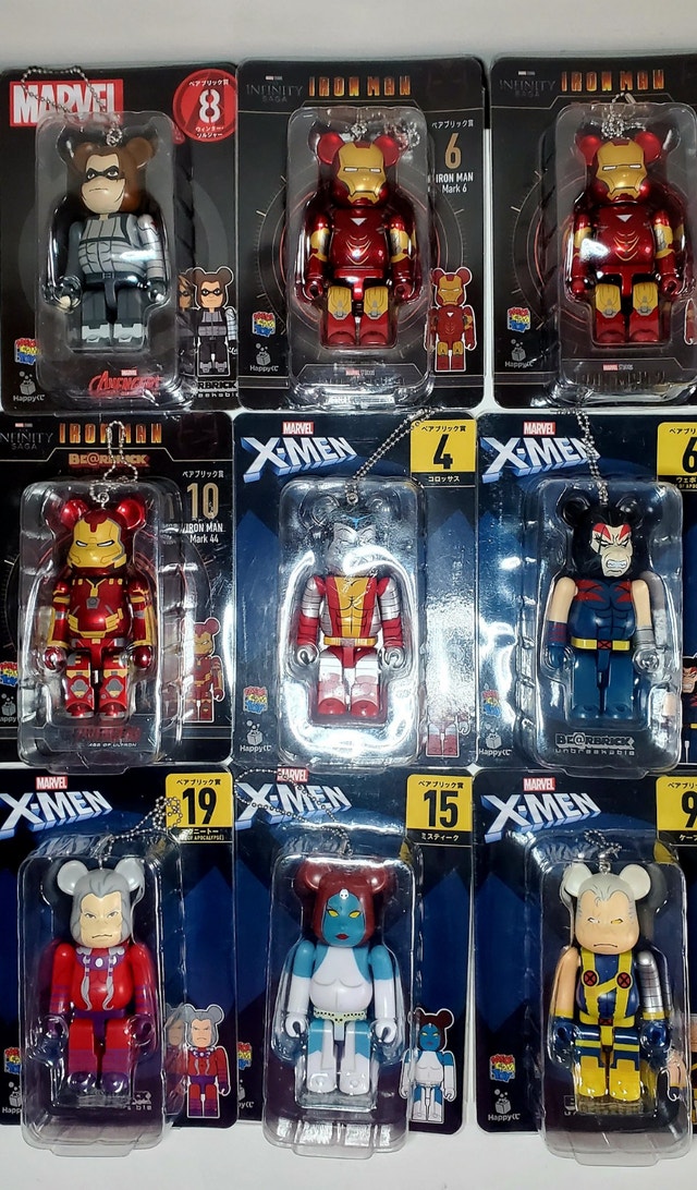 $15 MARVEL KEYCHAIN Bearbrick 100% (Avengers / Iron Man / X-Men) - photo 2