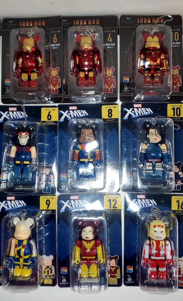 $15 MARVEL KEYCHAIN Bearbrick 100% (Avengers / Iron Man / X-Men) - photo 4