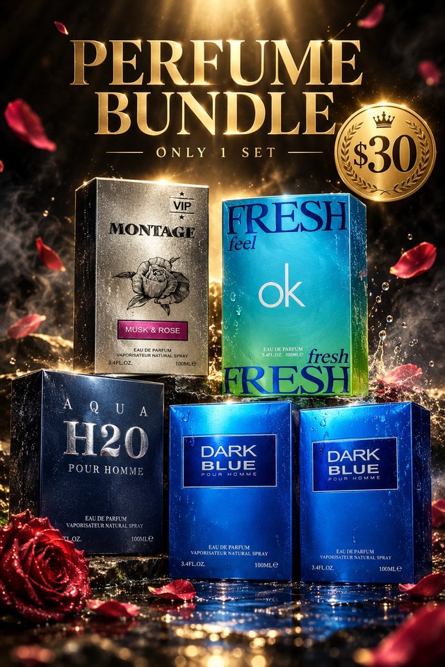 Perfume Bundle – 5 Bottles EDP 100ml
