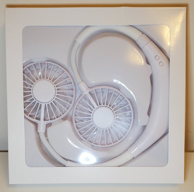 Electronics Accessories Bundle - Headphones + Neck Fan + Phone - photo 3