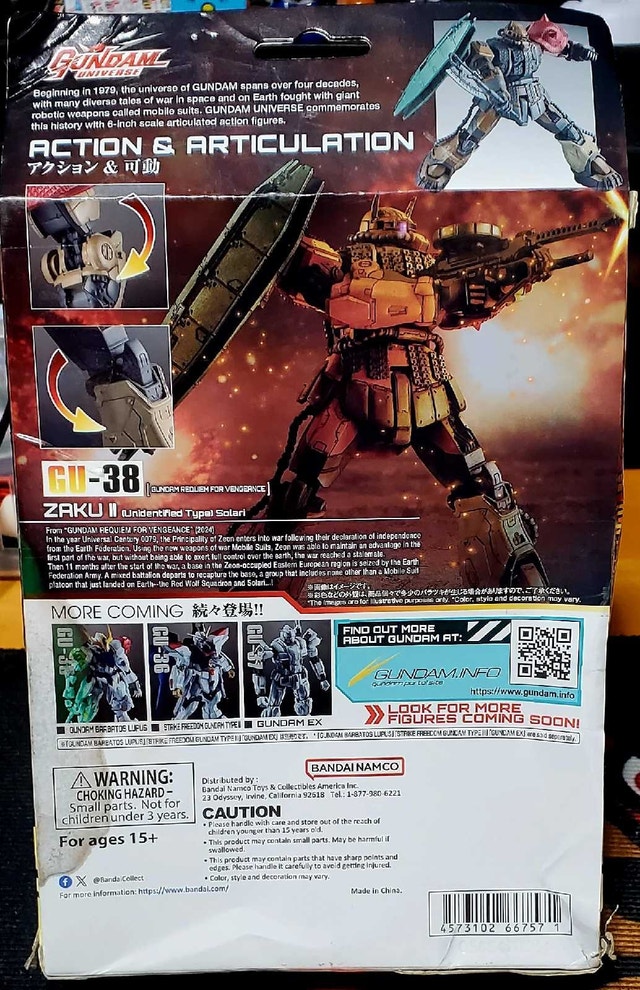 Bandai HGRV Gundam Zaku II F-Type Solari - photo 2