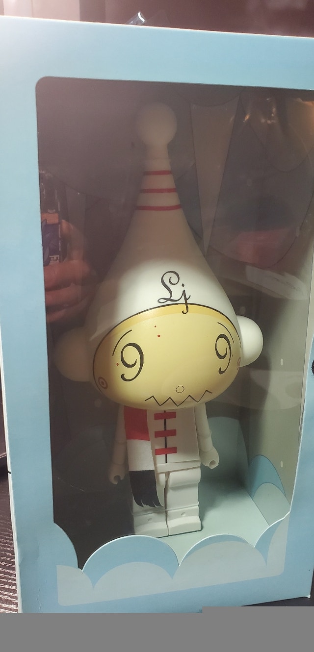KIDROBOT X DALEK 10" WHITE ICE-BOT DESIGNER VINYL FIGURE - photo 2