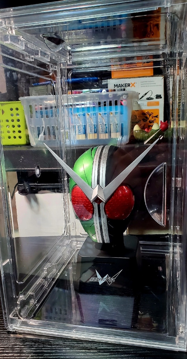 Kamen Rider W (Cyclone Joker) Head Display