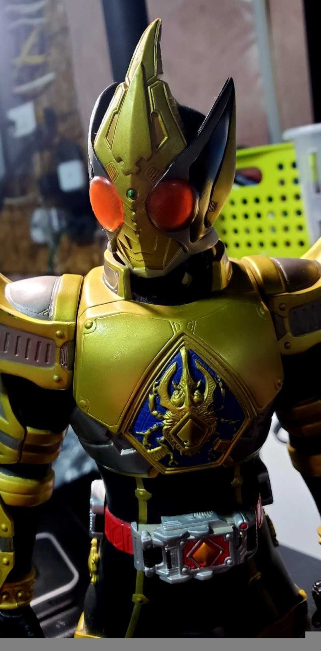Huge 35cm Kamen Rider Shodo-X Kamen Rider Blade King Form - photo 3