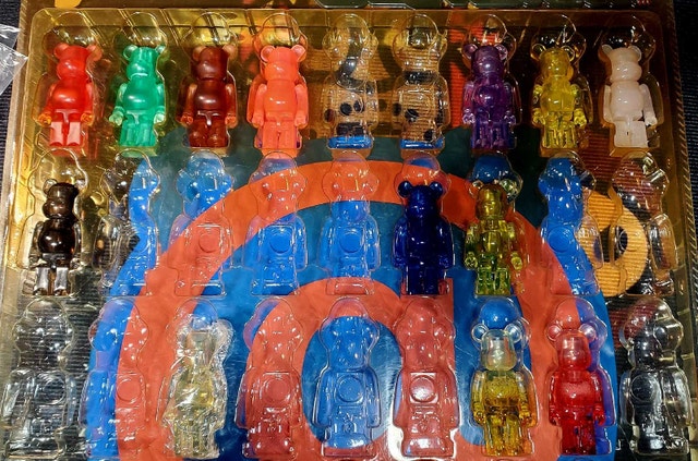 JELLY BEAN Bearbrick 100% - photo 2