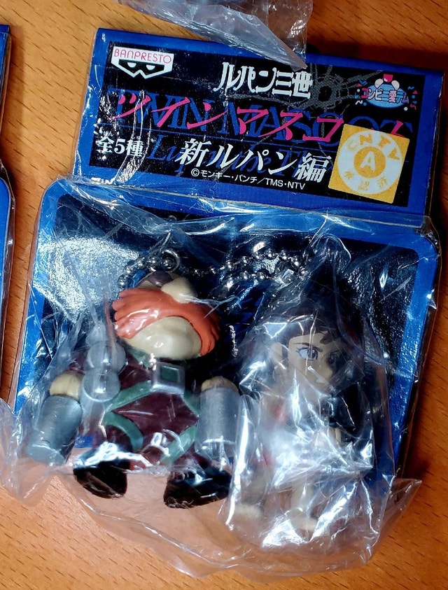 Lupin the Third Twin Mascot Keychain Set - photo 4