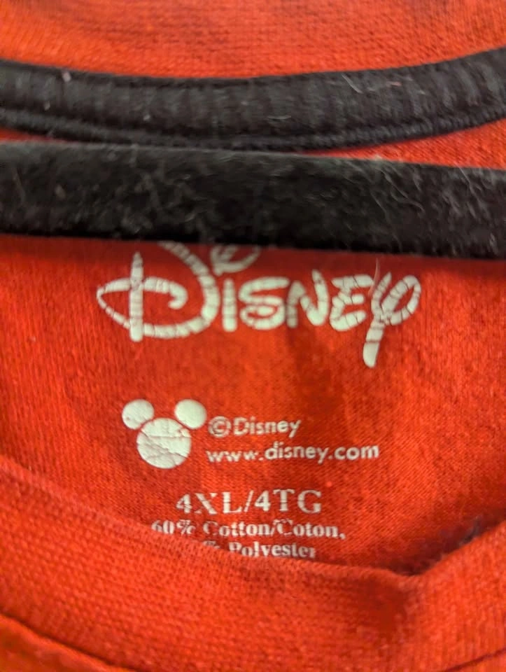 Disney Mickey Mouse "Vacation Mode" T-Shirt – Red, 4XL - photo 2