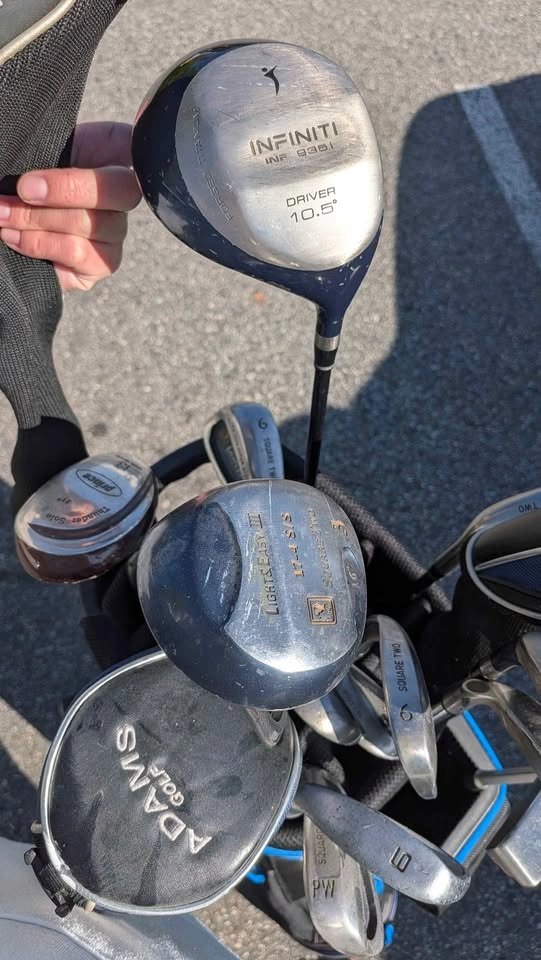 Golf clubs - various brands with bag - photo 3