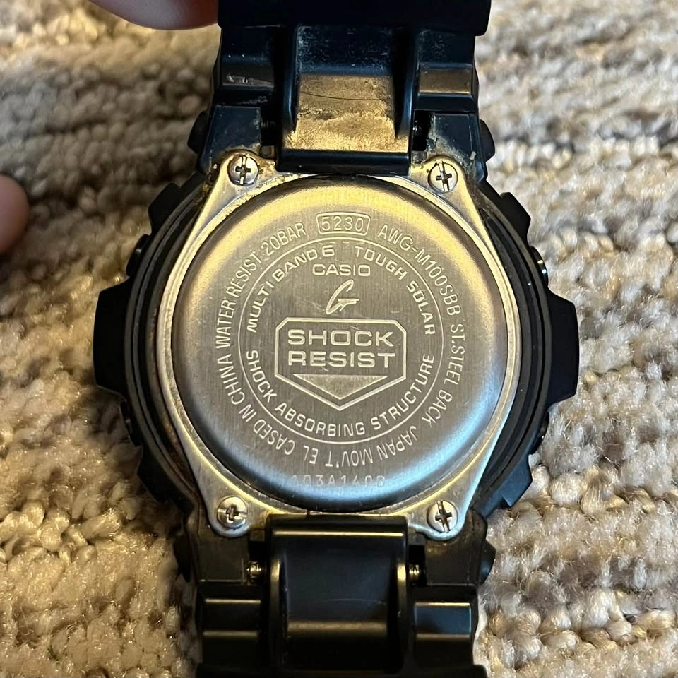 Casio G Shock AWG-M100SBB - photo 2