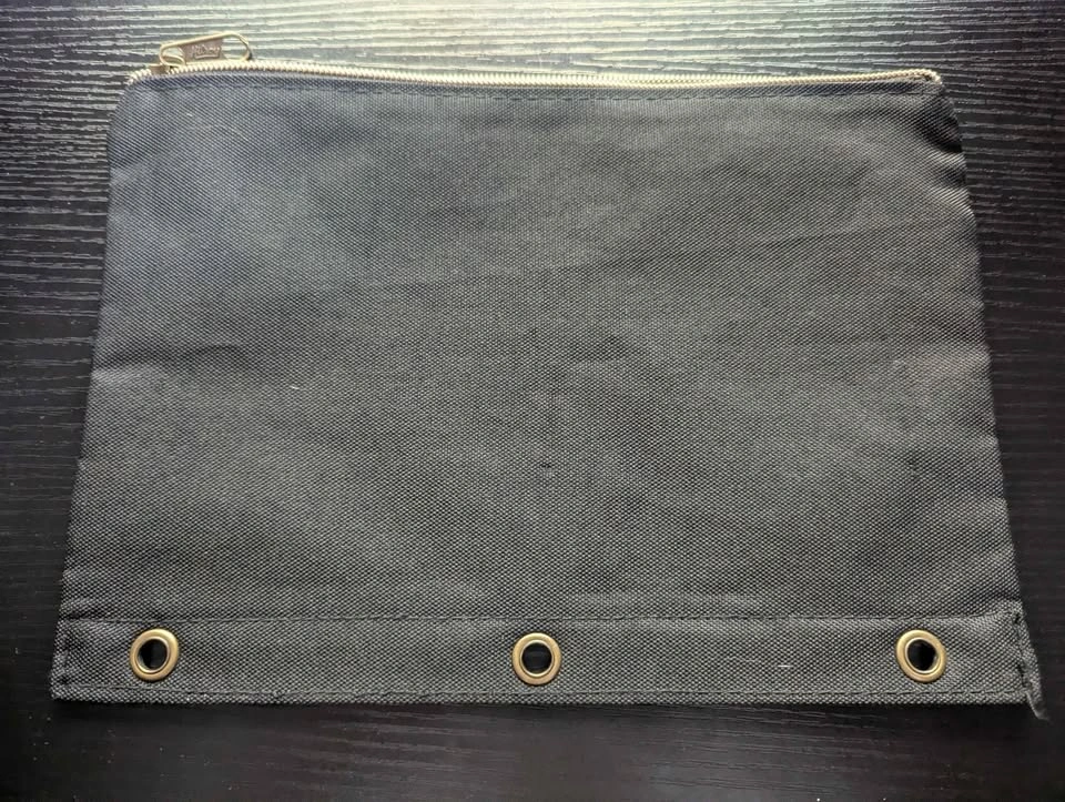 Hilroy Zip Binder Pouch – Black Canvas - photo 3