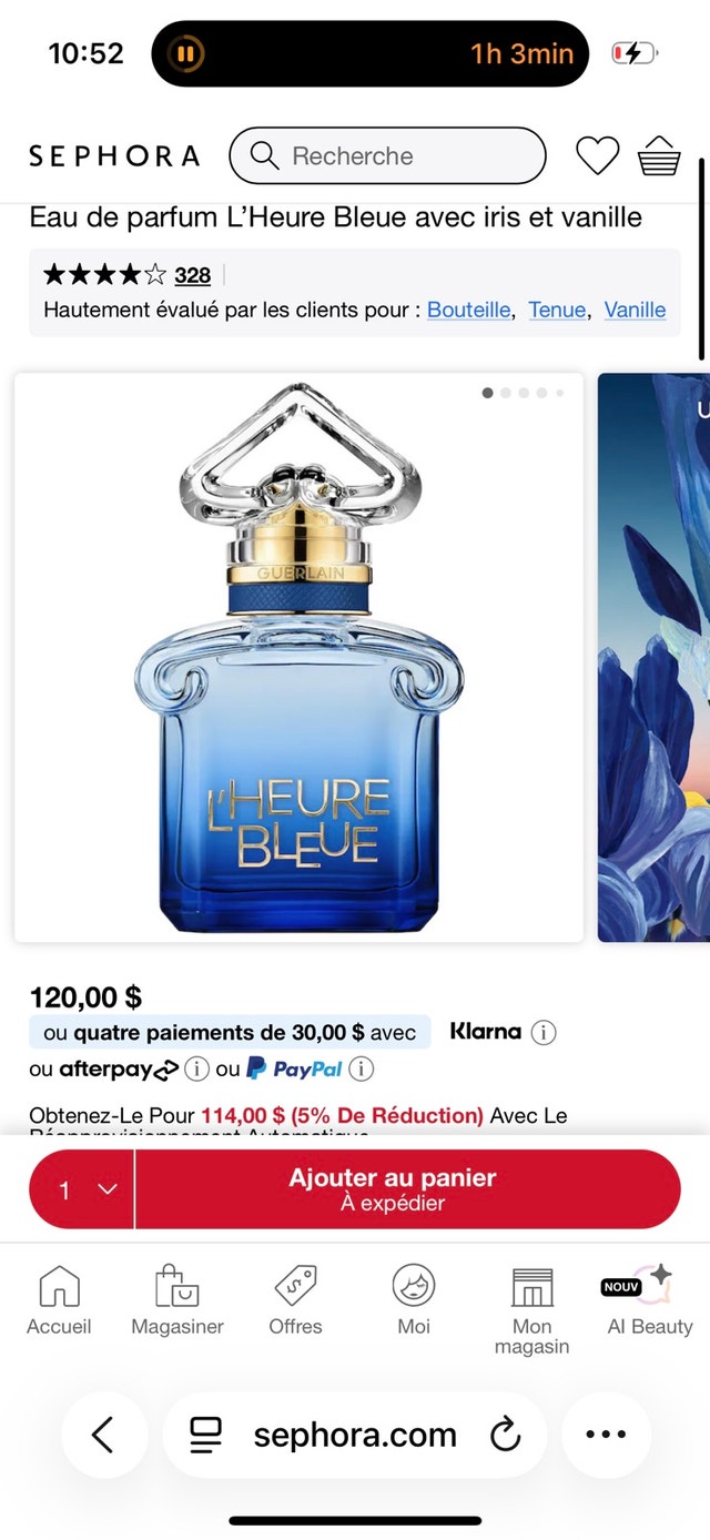 Guerlain L'Heure Bleue Eau de Parfum 30ml - photo 5