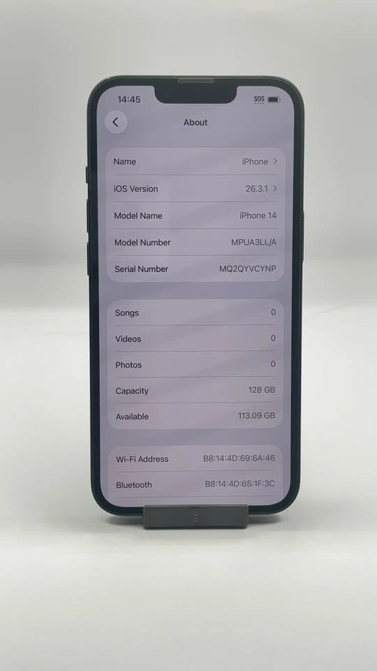 iPhone 14 128GB Blue – Works Great, Clean Body 📱 - photo 3