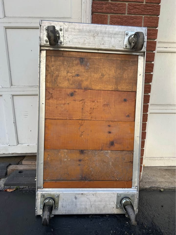 47" x 26" Long Aluminum and Wood Flat Dolly - photo 3
