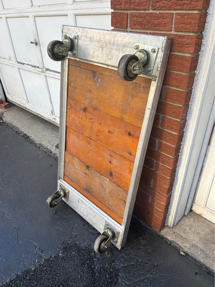 47" x 26" Long Aluminum and Wood Flat Dolly - photo 5