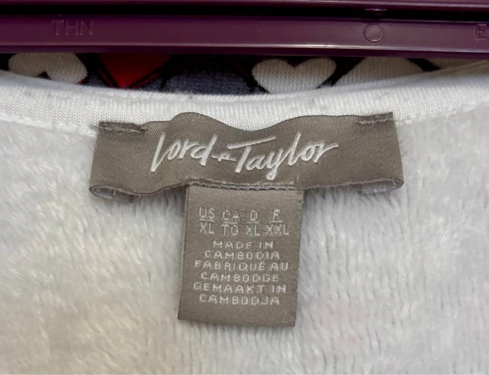 Lord & Taylor Heart Print Long Sleeve Nightgown - photo 2