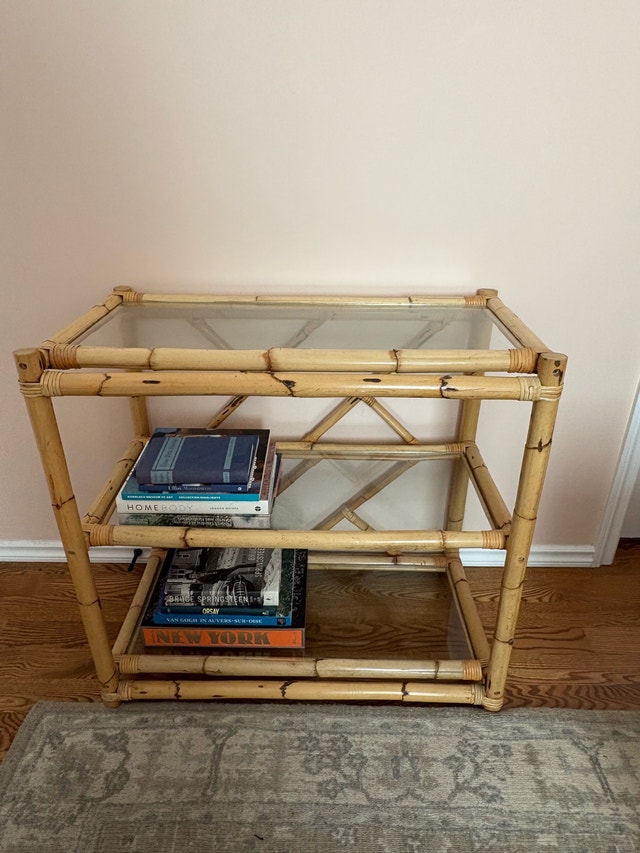 Bamboo 3-tier shelving / Plant stand - photo 3