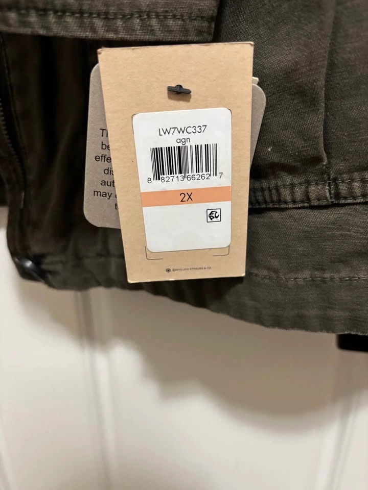 New Women’s Levi's Military Field Jacket Size 2X - photo 3
