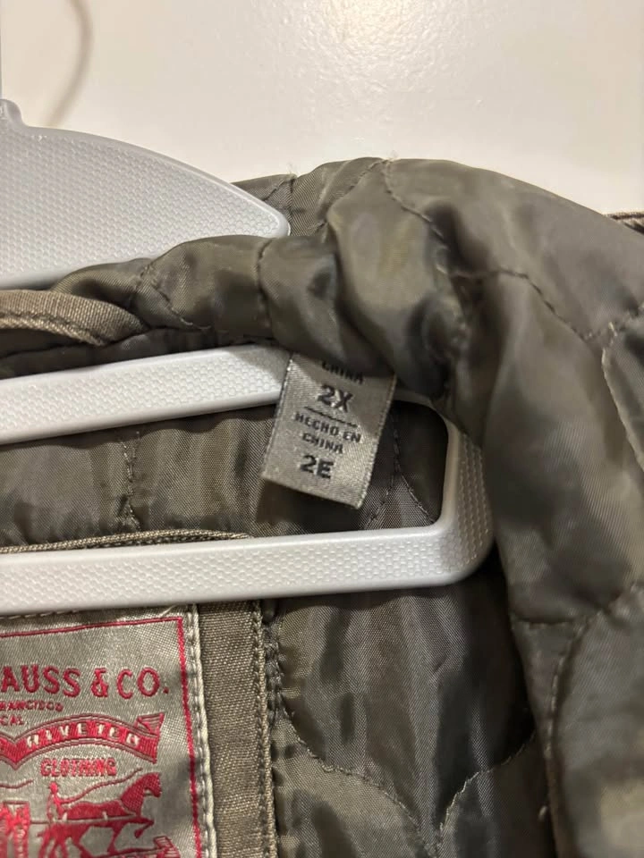 New Women’s Levi's Military Field Jacket Size 2X - photo 5