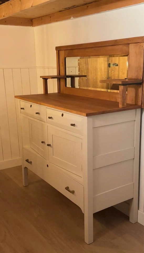 Baby Changing Table/Dresser, Solid Wood, MCM - photo 2