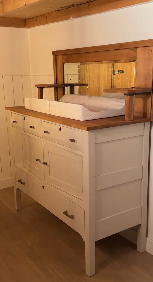 Baby Changing Table/Dresser, Solid Wood, MCM - photo 3